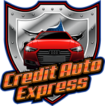 Credit Autos Express Mobile White Logo